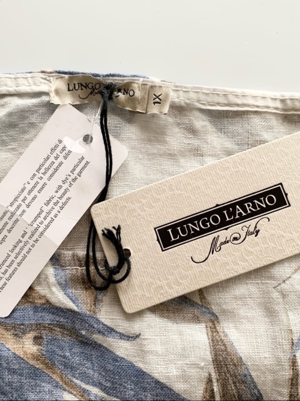 Lungo L’arno Linen Dress 1X New - Picture 2 of 9